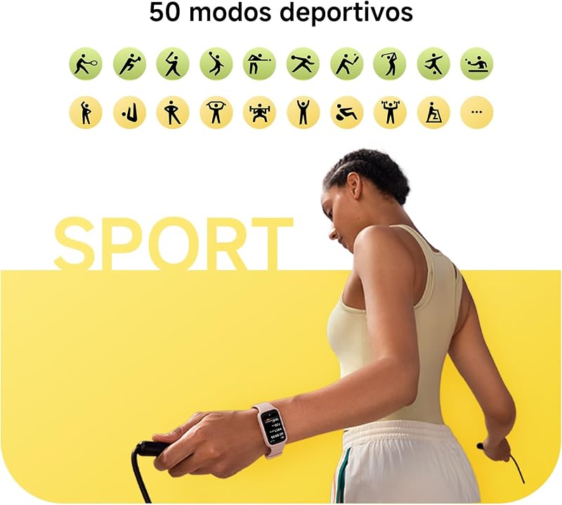 Smart Band 9 Active - Pulsera de Actividad, autonomía de hasta 18 días, Pantalla TFT de 1,47" con tasa de refresco de 60 Hz, 5ATM, App Mi Fitness, Negro (Versión ES)