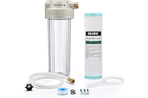 FS-TFC RV Water Filter System Reduces Bad Taste, Odors, Chlorine, Sediment for RVs, Gardening, Farming, Pets and Marines, Drinking & Washing Filter