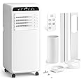 DollarDash 10000 BTU Portable Air Conditioner, Quiet 3-in-1 AC Unit for Room Up to 450 Sq.Ft with Dehumidifier, Fan, Cooling, Remote Control & 24H Timer | Compact Design for Bedroom, Apartment, Office