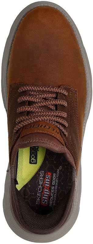 Hombre Garza Gervin Slip-On, Dark Brown Leather, 42 EU