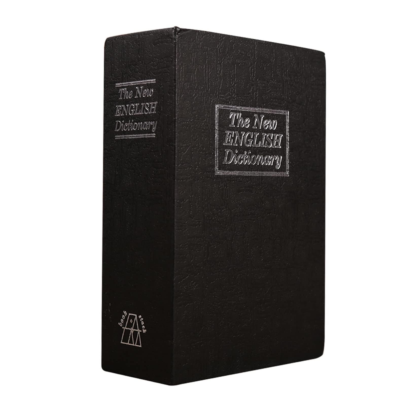 3 Digit Book Safe Box with Code Lock/Key,Book Safe with Combination Lock,Diversion Book Safe Storage Box,Portable Secret Safe Can Security for Storing Money, 4.5x2.1x7inch