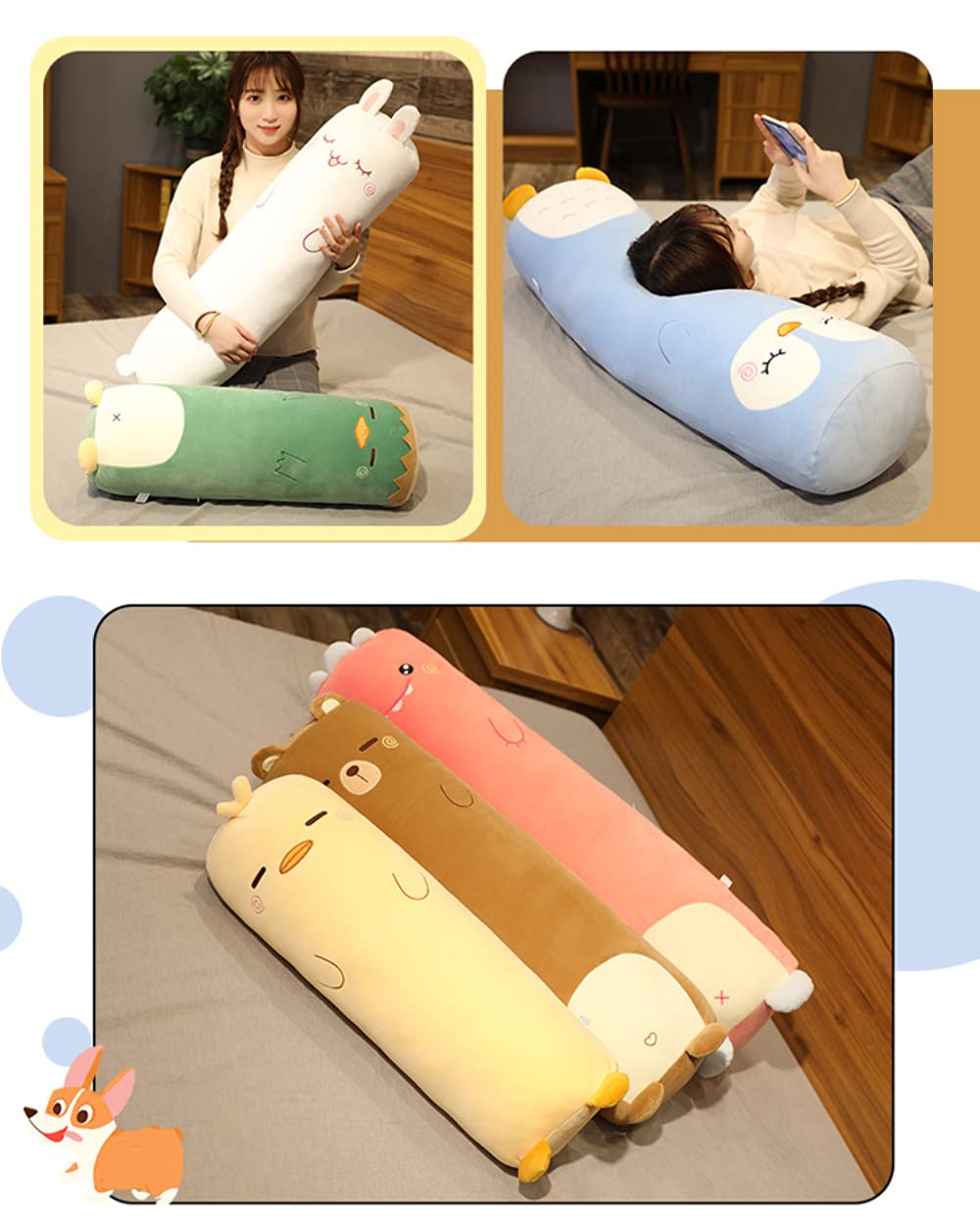 MUPI Long Plush Cute Body Pillows 27
