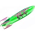 Torpedo Strike SpinFin 10.25" Large Ultra Premium Pool Torpedo Rocket Spins & Glides Up to 30 Feet Like Underwater Football for Under Water Passing Games Underwater Torpedo Diving Toy Glider (Green)