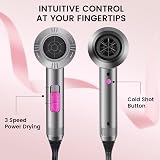 Casamaa Ionic Hair Dryer with AC Motor Fast Drying 3 Attachments view 4