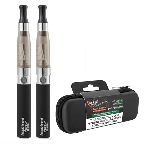 Twin Pack INSPIRED VAPOUR Electronic E Cigarette Shisha Hookah Vapor