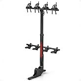 Yakima HangOver Vertical Hanging Rack for Mountain Bikes, Fits 4 Bikes | Steel Hitch Rack, Bicycle Carrier Designed for Suspension-Fork Mountain Bikes