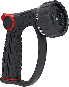 Orbit 58993 7-Pattern Watering Nozzle with Thumb Control , Black