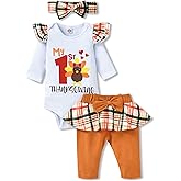 Aalizzwell Infant Baby Girls Thanksgiving Outfit