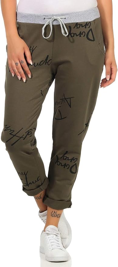 ZARMEXX Pantalon D'été Femme Bloomers Harem Style Taille Unique