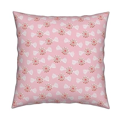 Amazon Com Roostery Holiday Eco Canvas Throw Pillow Christmas
