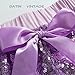 Cilucu Baby Girls Shorts Toddler Sequin Shorts Sparkles on Both Sides Purple 12 Months