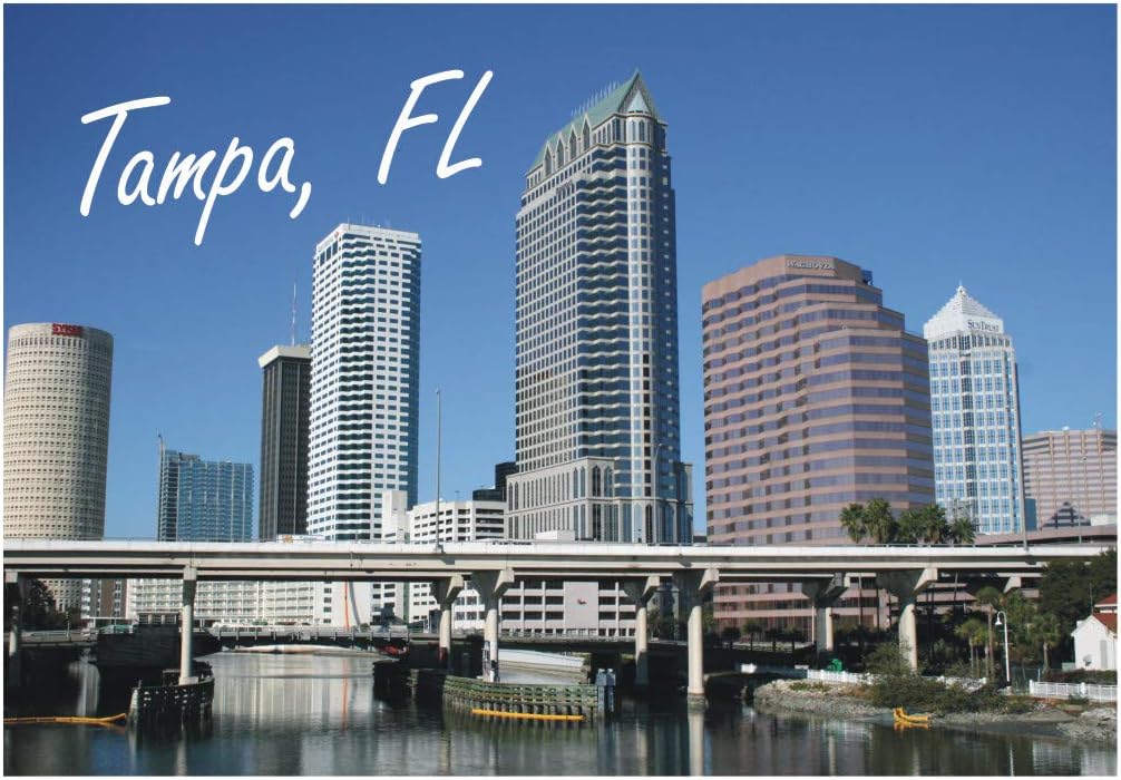 Amazon Com Tampa Florida Fl City Skyline Bridge Travel