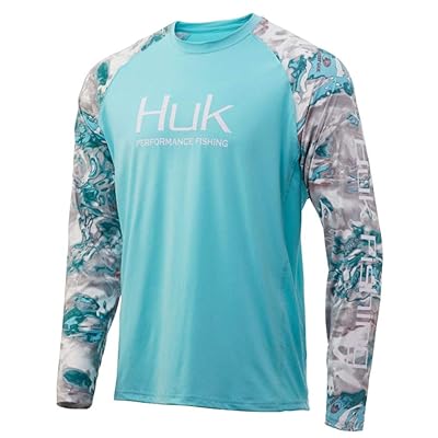 TrailCrest UPF 50 Men's Fishing Shirt - Mossy Oak Camo 4-Way Stretch Long Sleeve