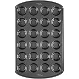 Wilton Perfect Results Premium Non-Stick Mini Muffin and Cupcake Pan, 24-Cup