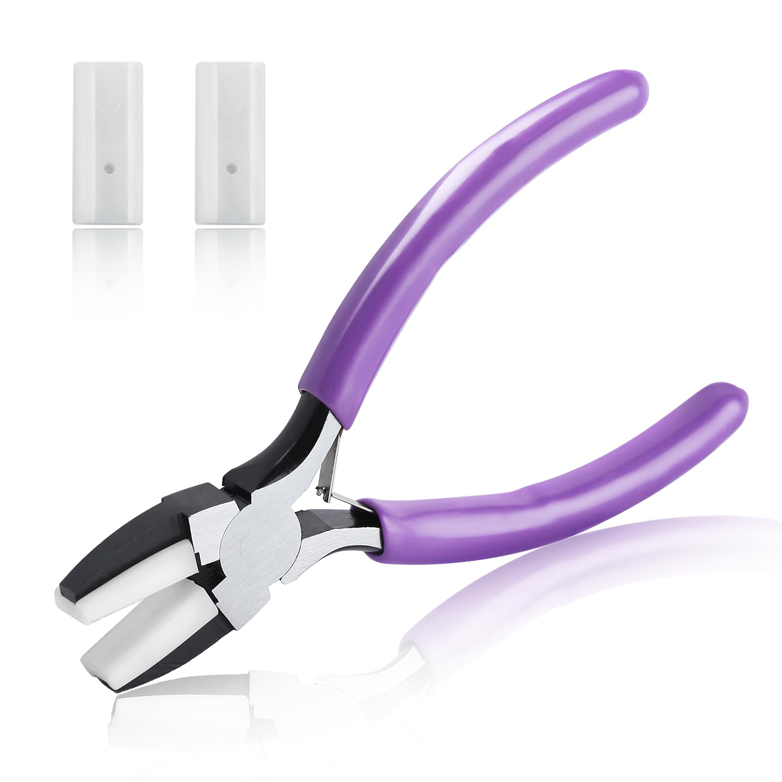 SPEEDWOX 5.5-Inch Double Nylon Flat Jaw Pliers for Jewelry Making - Soft Jaw Pliers — image 1