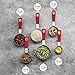 Go Simply Amazing Measuring Cups and Spoons Set – Perfect Measures For Liquid and Dry Ingredients Makes Cooking and Baking Simple - Red 12 Piece Stackable Set