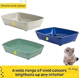 Cat Centre Grey Jumbo Open Cat Litter Tray 56cm XL Open Top Pan view 3