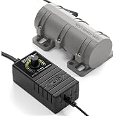 12V DC Motor 3800rpm Strong Vibration Motor | Mini Rotary Speed Vibrating Industry Motor for Electric Massage Bed Chair with Adjustable Speed Power Adapter