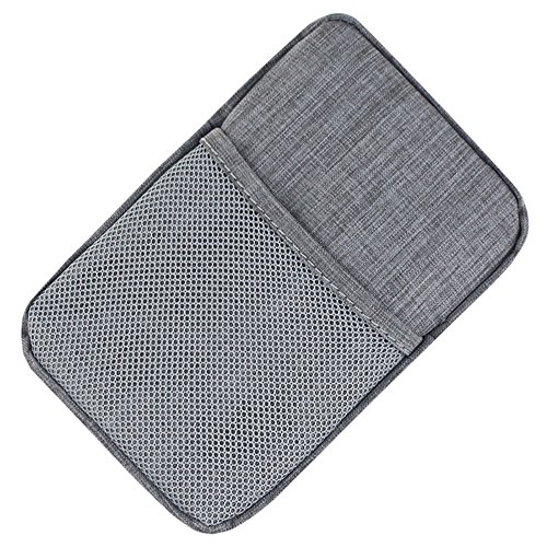 Electronic Accessories Bag,Digital Gadget Organizer Case,Gray Nylon Travel Gear Storage Carrying Sleeve Pouch for Cable,USB,Earphones,Portable Hard Drives,Power Banks - Thumbnail 2