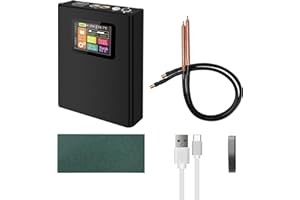 Spot Welder, Docreate 30 Levels Adjustable Handheld Spot Welder with LCD Screen, Portable Rechargeable DIY Mini Spot Welding Machine with Nickel Belt and Spot Welding Pen for 18650