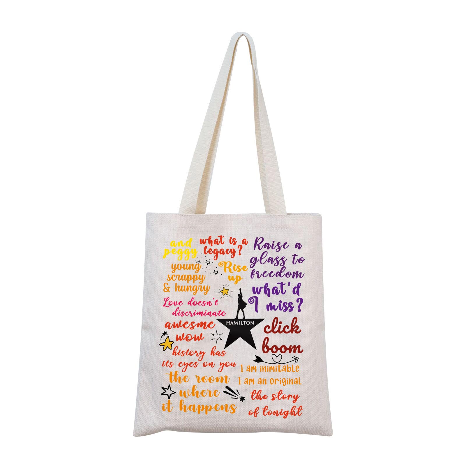 Broadway Musical Tote Bag Broadway Musical Tote Broadway Musical Merch Musical Quote (Tote) — image 1