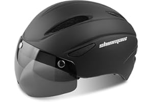 Shinmax Bike Helmet for Men Women, Bicycle Helmet with Detachable Magnetic Goggles Adjustable for Adult Road Biking Mountain Cycling Helmet (BC-001)