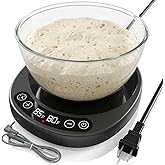 Risecret Pro 2026 Larger Sourdough Starter And Dough Warmer– Upgraded with Real-Time Dough Probe, Dual-Temp Display, 70-110°F Precision Control, 24H Timer Game Changer For Home Bakers Black