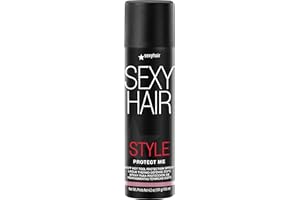 SexyHair Style Protect Me Hot Tool Protection Spray, 4.2 Oz | Thermal Protection | Up to 78% Breakage Reduction | Light Hold