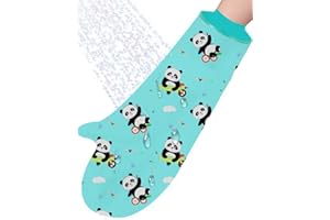 EuyiHlybt Waterproof Cast Cover Arm Kids for Swimming, Cute Panda Pattern Cast Covers for Shower Arm Kids, Soft Comfortable Cast Protector for Shower Child, Reusable Pediatric Cast Waterproof Cover