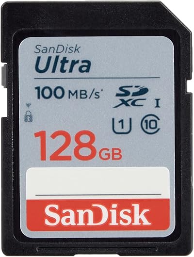 SanDisk Ultra 128 GB SDXC Memory Card UHS-I 100 MB/s Class 10