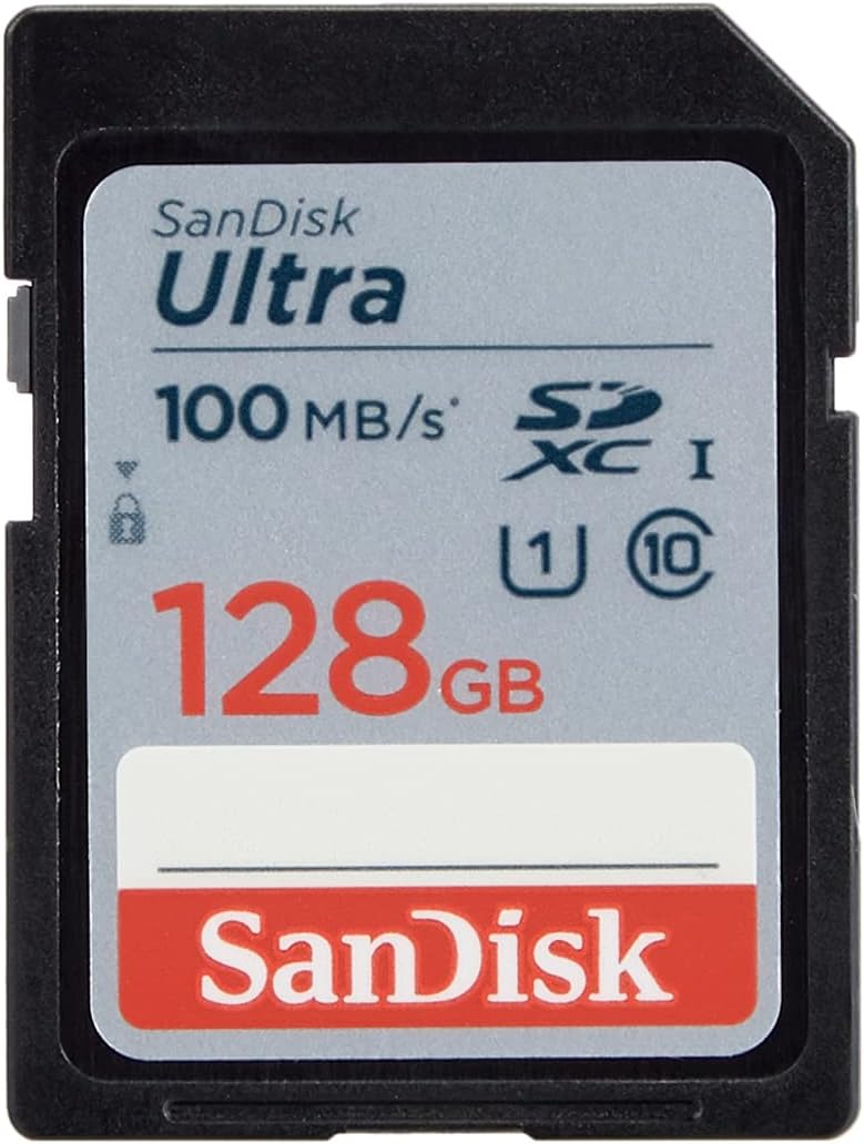 SanDisk Ultra 128 GB SDXC Memory Card UHS-I 100 MB/s Class 10