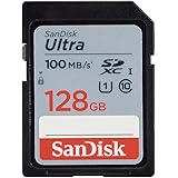 SanDisk 128GB Ultra SDXC UHS-I Memory Card - 100MB/s, C10, U1, Full HD, SD Card - SDSDUNR-128G-GN6IN