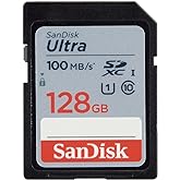 SanDisk 128GB Ultra SDXC UHS-I Memory Card - 100MB/s, C10, U1, Full HD, SD Card - SDSDUNR-128G-GN6IN