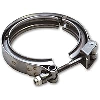 Vibrant 1491C Stainless Steel V-Band Clamp - 2-3/4" ID, Quick Release For Exhaust Or Charge Pipes