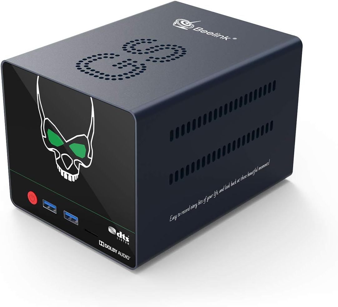 Beelink GS-Kingx Andriod 9.0 Coreelec TV Box, Amologic S922X-H 6 Core, 4GB DDR4 64GB eMMC, 4k@75Hz,2.4/5.8G Dual WiFi BT4.1,Support 32TB HDD,NAS +SAMBA