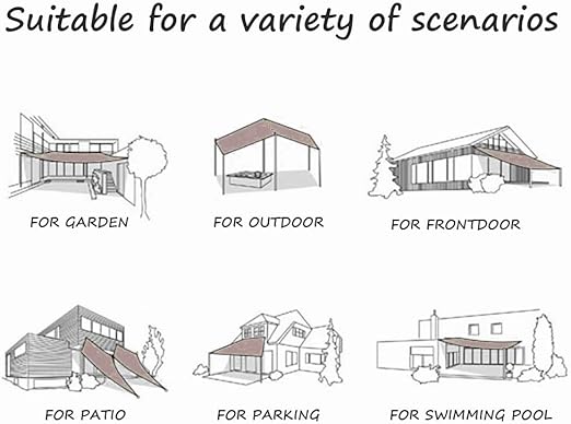 Amazon Com Shade Netting Sun Protection For Garden Carport Roof Dust Proof Purple Black Sun Shade Sail Customizable Garden Outdoor