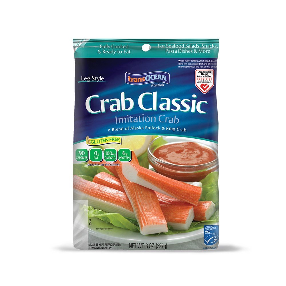 Trans Ocean Products Crab Classic Crab Leg 8 Oz Amazon Com Grocery Gourmet Food