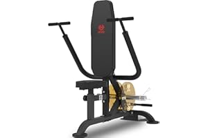 HVO Seated Dip Machine Tricep: Dip Machine Exercise for Biceps Plate Loaded Home Gym Strength Training Equipment