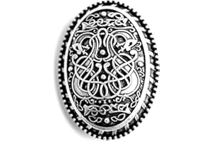 LANGHONG Norse Viking Brooch For Men Turtle Brooch Talisman Jewelry, Gift For Men