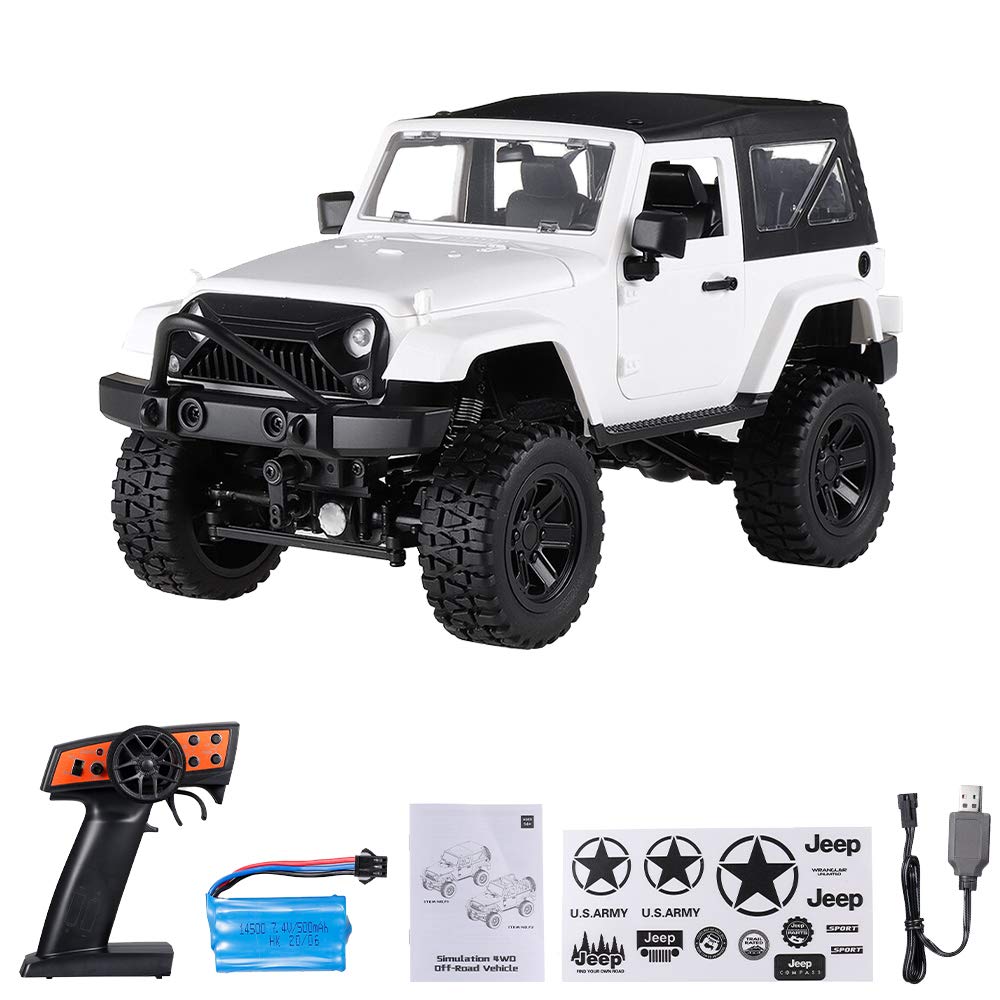 Fesjoy 1/14 Scale, F1 RC Car 1/14 Scale Remote Control Truck 4Wd 2.4Ghz Off Road RC Trucks 30Km/H Hi