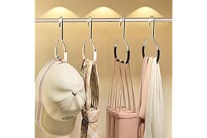 4 PCS Hat Organizer for Baseball Caps, Metal Hat Rack for Closet Set, Hat Hangers Baseball Cap Holder Hat Storage Organizer H