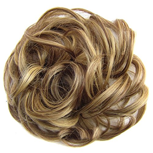 Gemini_mall® Scrunchy Scrunchie Hair Bun Updo Hairpiece Hair Ribbon