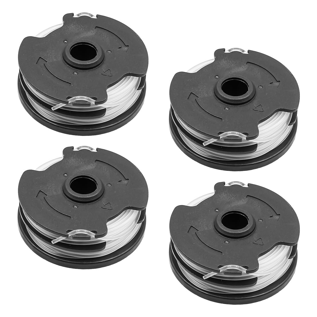 Alnicov 4PCS Strimmer Spool and Line Replacement Spool Line Compatible with Parkside PRT 550 A1 B2 C3 Line String Trimmers