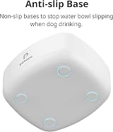 Petace Non Spill Dog Water Bowl 1.3 L 44 oz with Floating Disk view 5