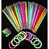 Glowsticks, Vivii 100 Light up Toys Glow Stick Bracelets Mixed Colors Party Favors Supplies (Tube of 100)