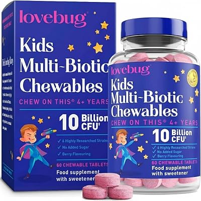 LOVEBUG LoveBug Kids Probiotic Chewables 10B CFU Berry 60 Toddler 4+
