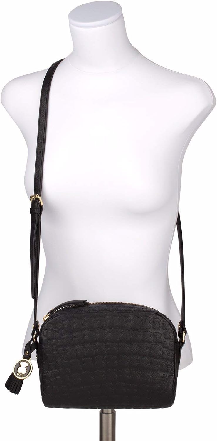 Tous Nika Sherton, Bolso Bandolera para , (Negro 495900115), 19x14x5 cm (W x H x L), Black (Black 495900115) - Image 3