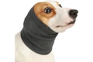 Ear Hoodie for Dogs and Cats - Headband Scarf Ear Wrap for Noise Cancelling, Neck and Ears Warmer, Anxiety Relief, Grooming, 