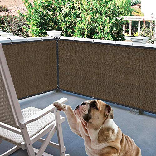 DearHouse Balcony Privacy Screen Cover, 3.5ft x16.5ft Privacy Screen