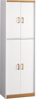 Ameriwood Home Deluxe 72" Kitchen Pantry Cabinet, White